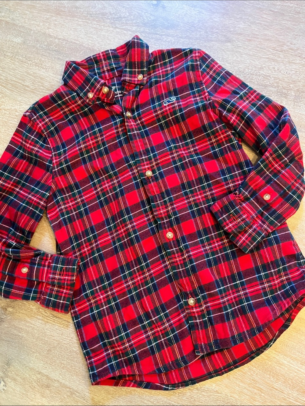 vineyard Vines boys 4T flannel button down VVGUC